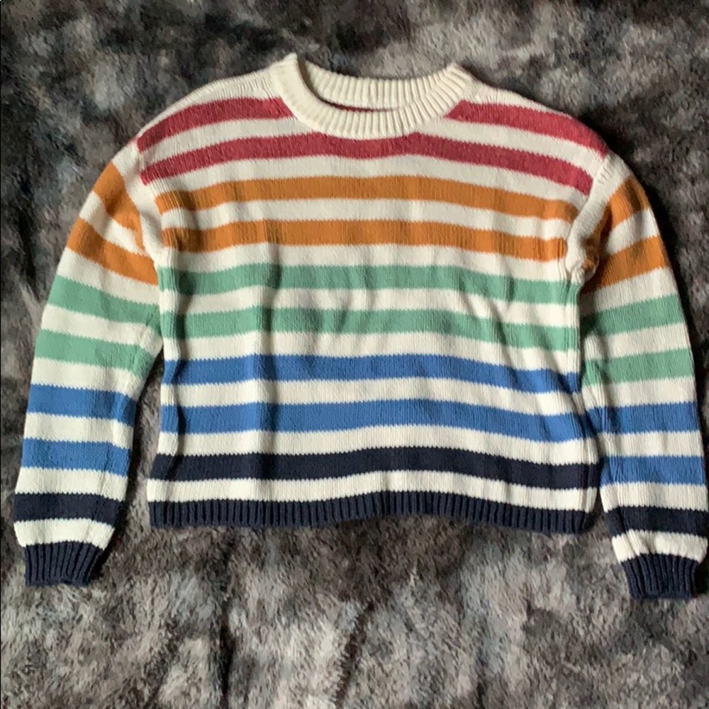 American Eagle Striped Sweater - Picture 1 of 6